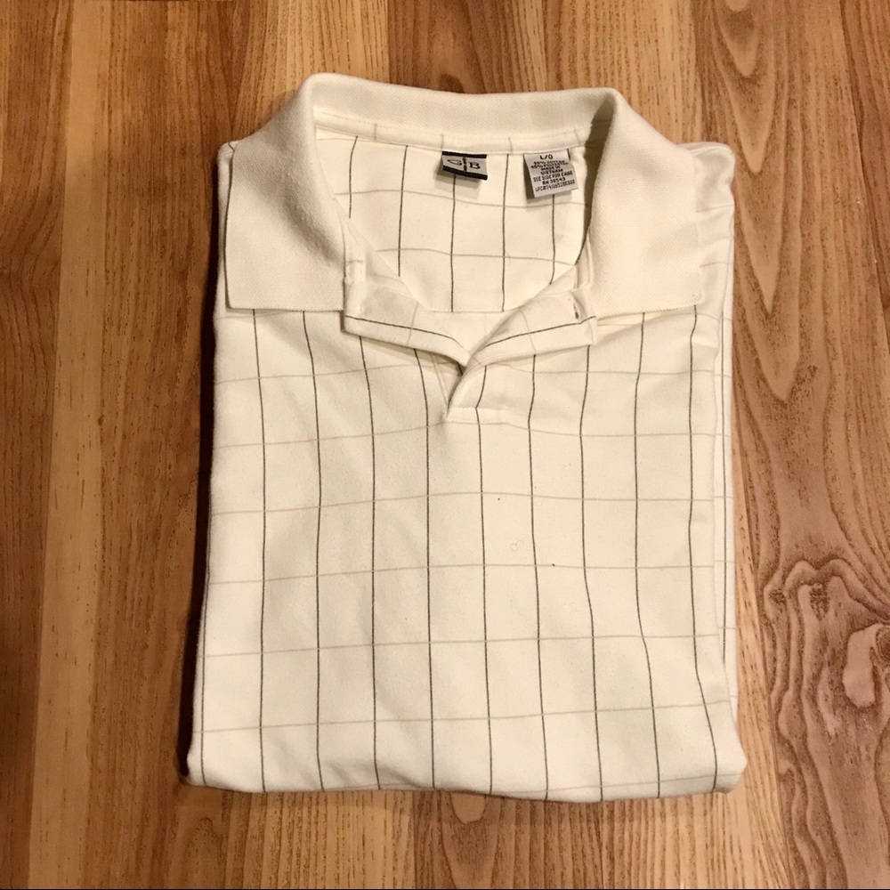 Geoffrey Beene Golf Polo Shirt Men’s Sz Large.